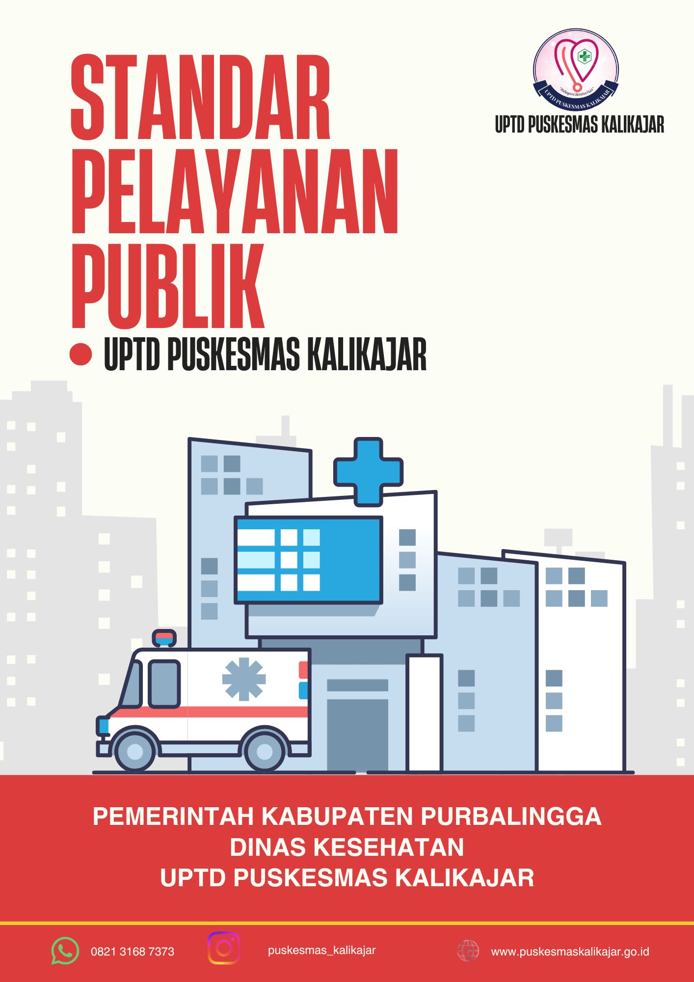 Putih Biru Kuning Modern Sampul Dokumen Rencana Kerja Pemerintah
